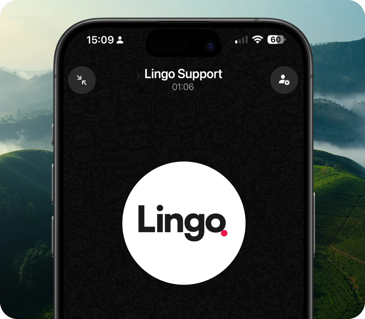 Call from WhatsApp to an AI-voice